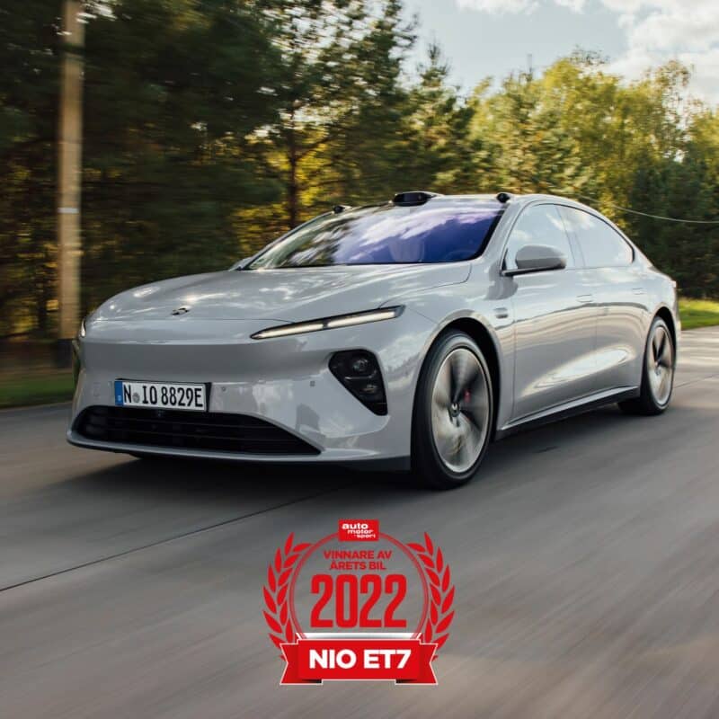 شبكة السيارات الصينية – الجائزة الأوروبية الثانية على التوالي لسيارة نيو ET7 الصينية الرائعة , هذه المرة من السويد