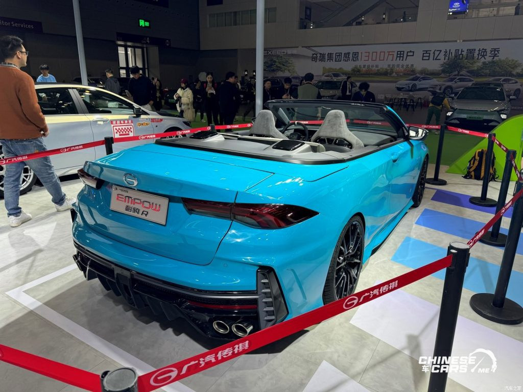 شبكة السيارات الصينية – ظهور النسخة القابلة للكشف من جي إيه سي إمباو في معرض كيوشو للسيارات المعدلة لعام 2024