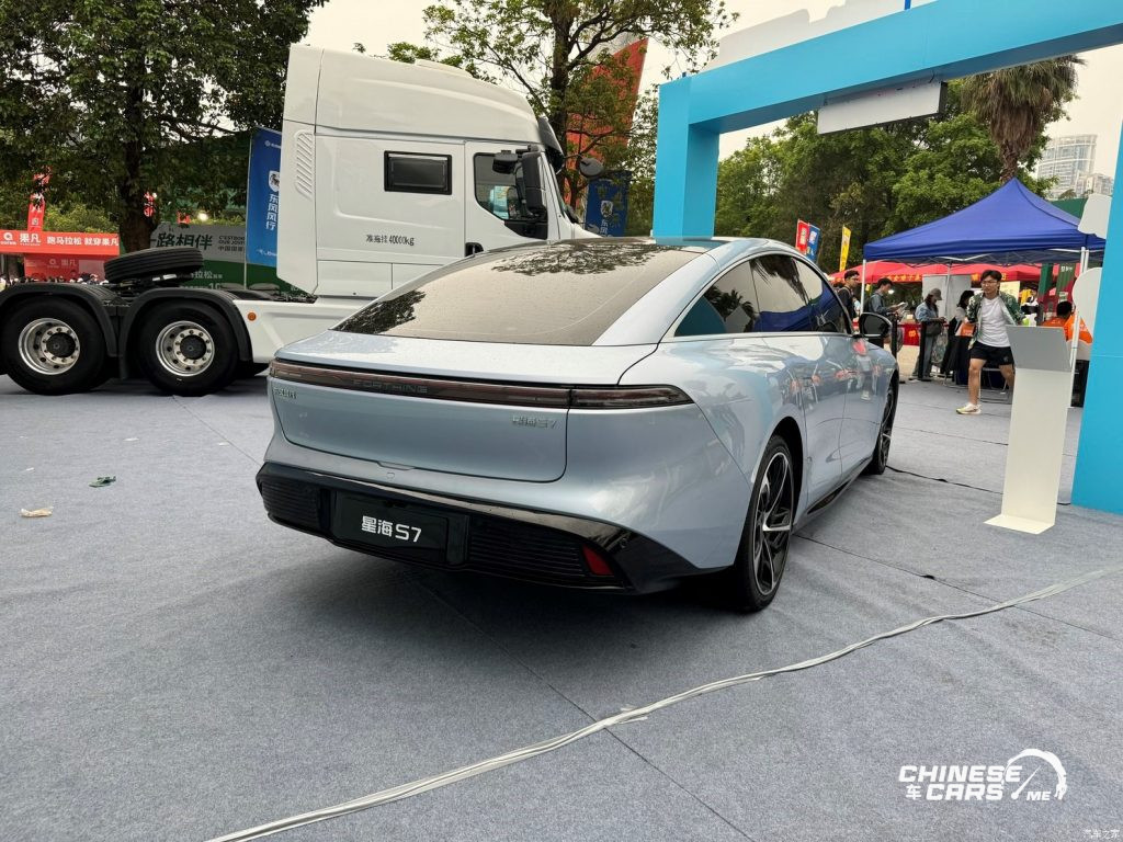 شبكة السيارات الصينية – الكشف الرسمي عن سيارة دونغ فينغ Wind Planet Sea S7 الكهربائية الفاخرة بالصين
