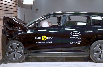 شبكة السيارات الصينية &ndash; EXLANTIX ET تحصد تقييم 5 نجوم في اختبارات السلامة الأوروبية Euro NCAP