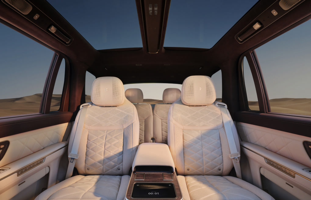 نيو ES9 : أكبر وأقوى SUV كهربائية فاخرة من NIO تعيد تعريف القمة… 697 حصان، بنية 900V، وذكاء يقود المنافسة ضد الألمان 39 شبكة السيارات الصينية – نيو ES9 : أكبر وأقوى SUV كهربائية فاخرة من NIO تعيد تعريف القمة… 697 حصان، بنية 900V، وذكاء يقود المنافسة ضد الألمان