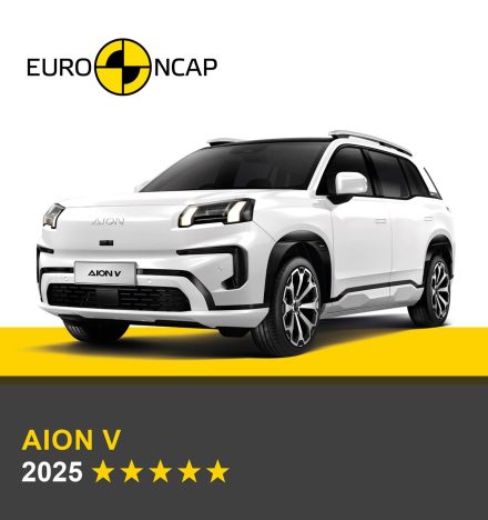 AION V تحصل على 5 نجوم في اختبارات Euro NCAP