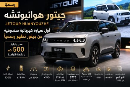 أول سيارة كهربائية صندوقية من جيتور تظهر رسميًا.. مدى يتجاوز 500 كم ونظام دفع رباعي ذكي وإطلاق مرتقب نهاية 2026